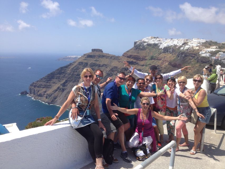 Santorini: 5-Hour Private Shore Excursion - Caldera lessons plus wine tasting with volcanic views