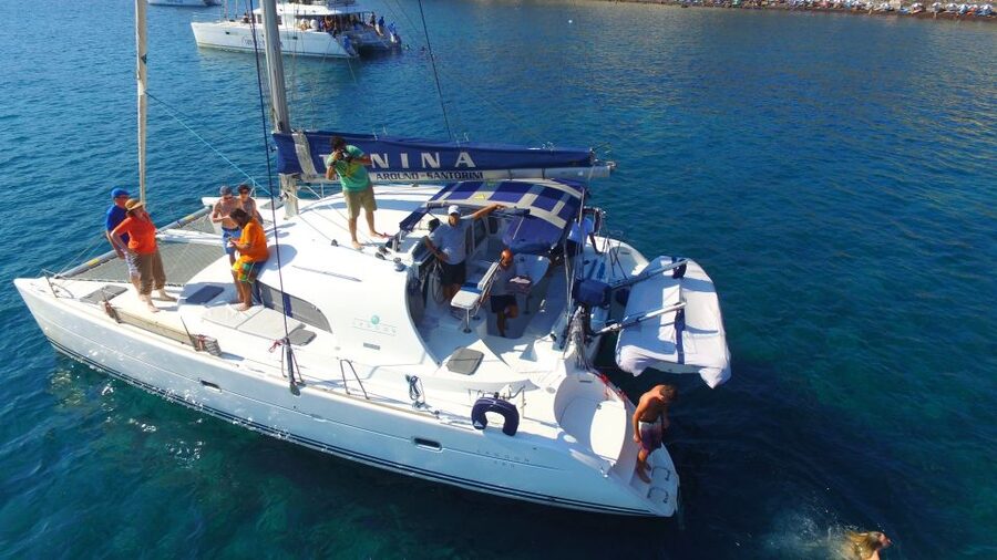 Santorini: 7-Hour Private Catamaran Cruise with Food & Drink - Key highlights I’d circle first