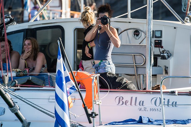Santorini: Adventurous Catamaran Experience with Snorkeling - Red Beach and White Beach: where the photos happen