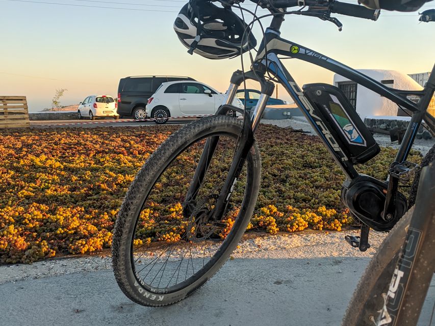 Santorini: Around the Island by Electric Bike - Returning Through Emporio Vineyards and Windmills