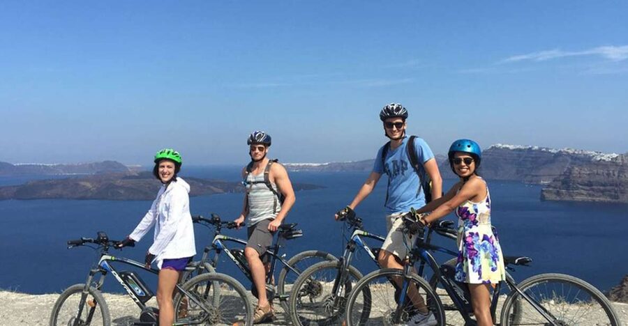 Santorini: Around the Island by Electric Bike - Getting On The Electric Bike: What Makes It Easier, and What Still Takes Effort