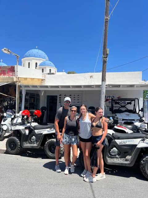 Santorini: ATV guided tour around the South of the island - Perissa’s Volcanic Start: Black Beach, Quick Orientation, Then the South Opens Up