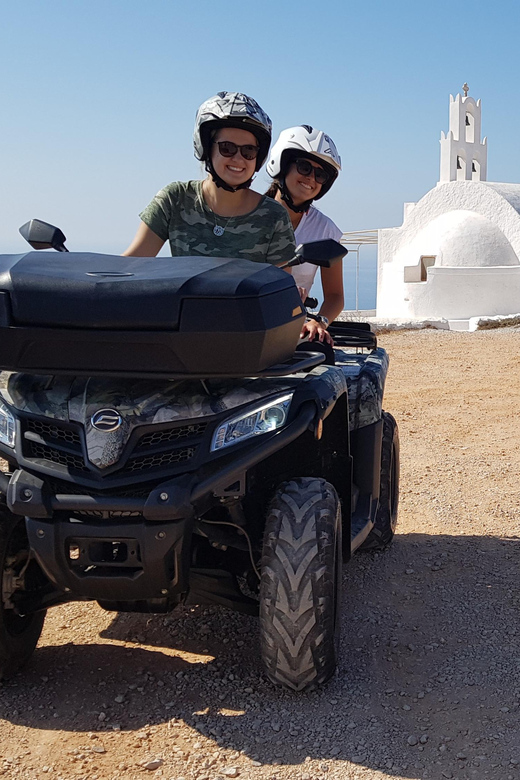 Santorini: ATV guided tour around the South of the island - Vlychada to Theros Beach: Volcanic Tracks and a Swim Option