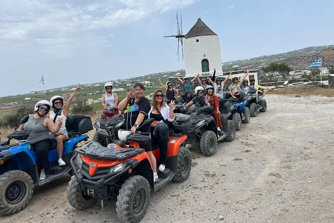Santorini ATV-Quad Experience: Off-Road Adventure & Hotel Pickup - Megalochori: wine tasting in a traditional canava stop