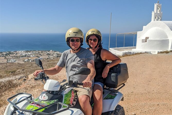Santorini ATV Quad off-road Tour: Perfect for Cruise Passengers - Stop vibes 2: The Heart of Santorini viewpoint trail