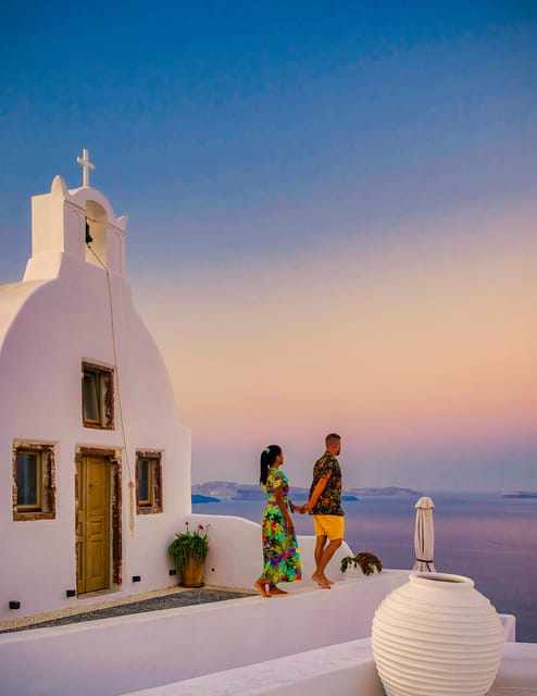 Santorini Best of Custom Tour with Local Guide & Pick-Up - Perissa walk, then Red Beach photos without a full beach day