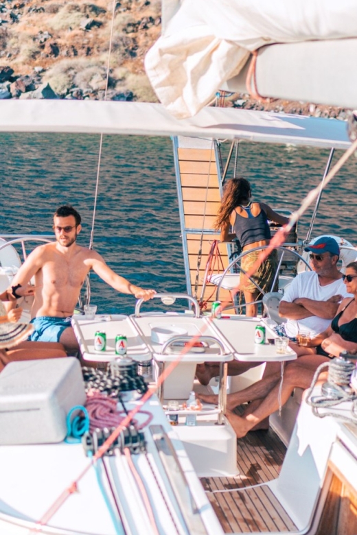 Santorini Caldera: Morning Sailing Cruise with Meal - Red Beach, White Beach, and The Indian Rock: Your Best Photo Windows