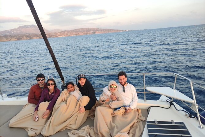 Santorini Caldera Panorama Winter Cruise All Inclusive - Nea Kameni hot springs in winter: what to plan for