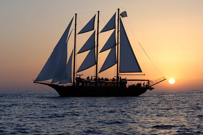 Santorini Caldera Sunset Sailing Cruise with Dinner and Wine - Pickup, meeting point, and why you should double-check your time