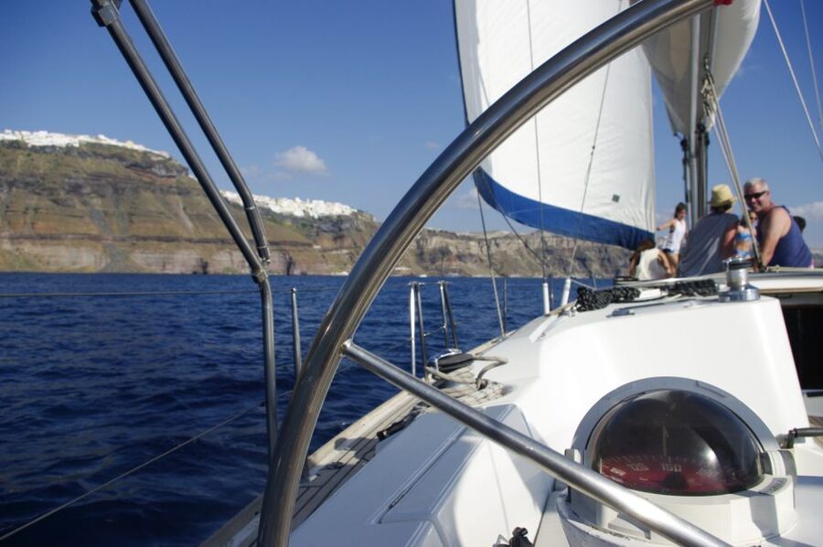 Santorini Caldera: Sunset Sailing Cruise with Meal - A Real Sailboat Sunset in Santorini’s Caldera