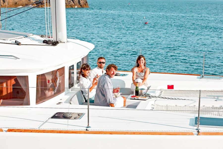 Santorini: Catamaran Tour with BBQ Meal and Unlimited Drinks - The Hot Springs Stop Near Nea Kameni