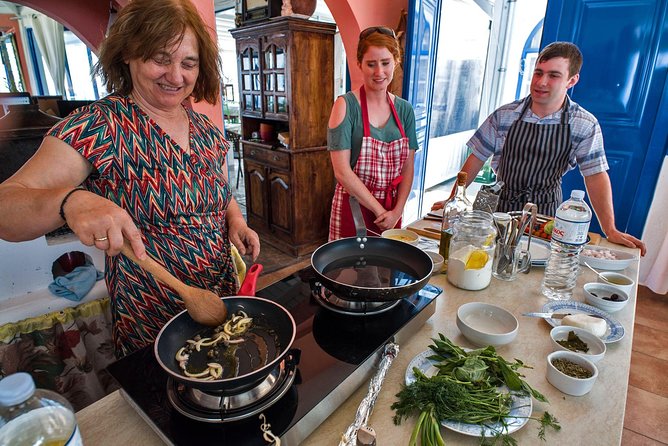 Santorini : Cooking Class & Easy Hike - A calm half-day that mixes vineyards, sea views, and real Greek cooking