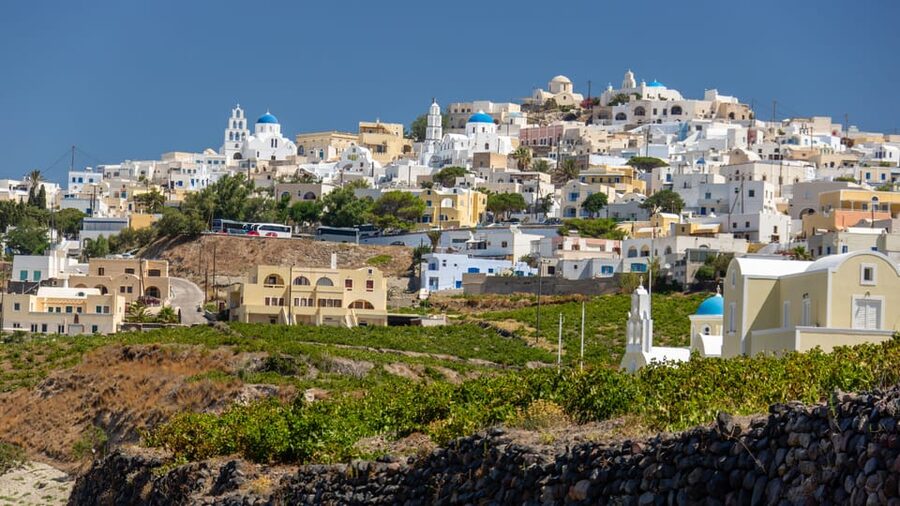 Santorini: Culture & Highlight Tour with Wine Tasting - Oia Free Time: Lunch, Shopping, and the Best Self-Paced Hour of the Day