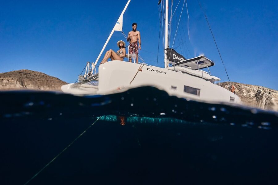 Santorini: Day Luxury Catamaran Cruise with Meal & Drinks - Drinks and price: what $159 buys you on the water