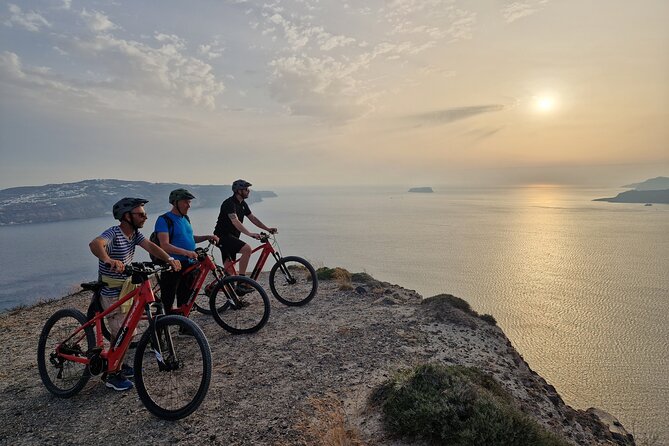 Santorini e-bike sunset tour experience - How the 4:00 pm E-Bike Start Shapes Your Sunset Timing