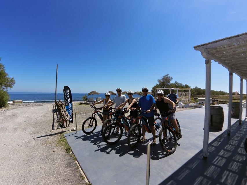 Santorini: Electric Mountain Bike Adventure - Small group comfort: helmets, gloves, and guides who keep the flow