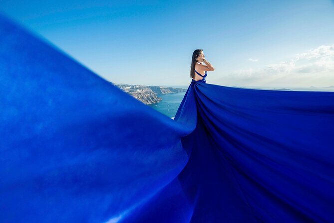 Santorini Flying Dress Photoshoot - Flying Dress Styling: How to Look Great Without Stress