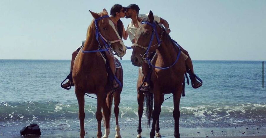 Santorini Fun day: Horseriding- Wine Tasting - Tapas - Snacks, Drinks, and a Quick Reset Back at Base
