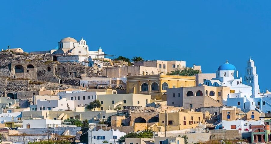 Santorini: Guided Island Day Trip with Beach Visit - Prophet Elias Monastery and Pyrgos: Views and Village Charm in One Move