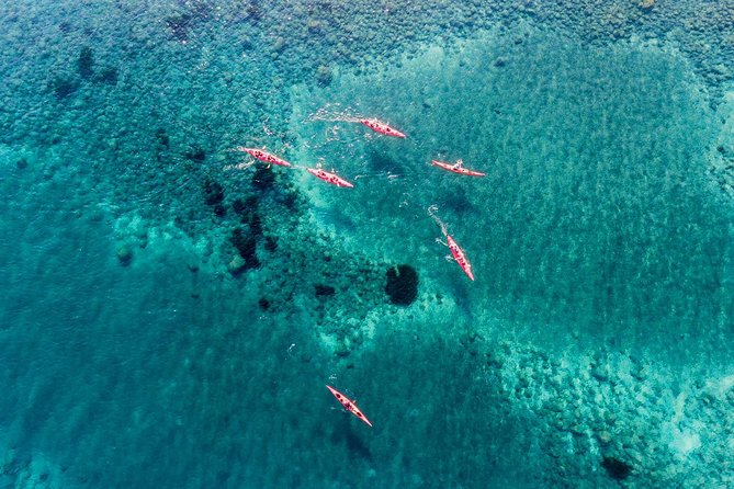 Santorini Guided Sea Kayaking with Light Lunch and Pick-up Option - Stop 2 and beyond: Kambia Beach for a 45-minute break