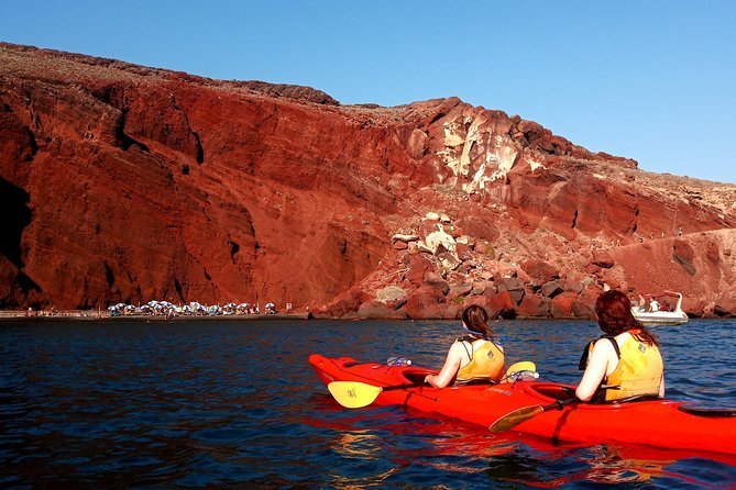 Santorini Guided Sea Kayaking with Light Lunch and Pick-up Option - Induction first, so you can enjoy the paddling