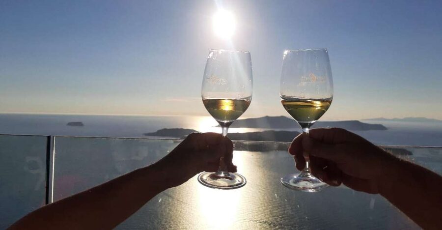 Santorini: Guided Wineries Private Tour with Wine Tastings - Stop 1: Art Space Wine Museum in a 19th-century volcanic-rock winery