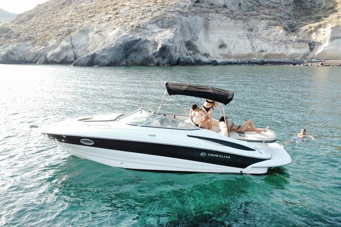 Santorini Half-Day Luxury Private Cruise - Vlichada port to your captain: what happens once you’re on the boat