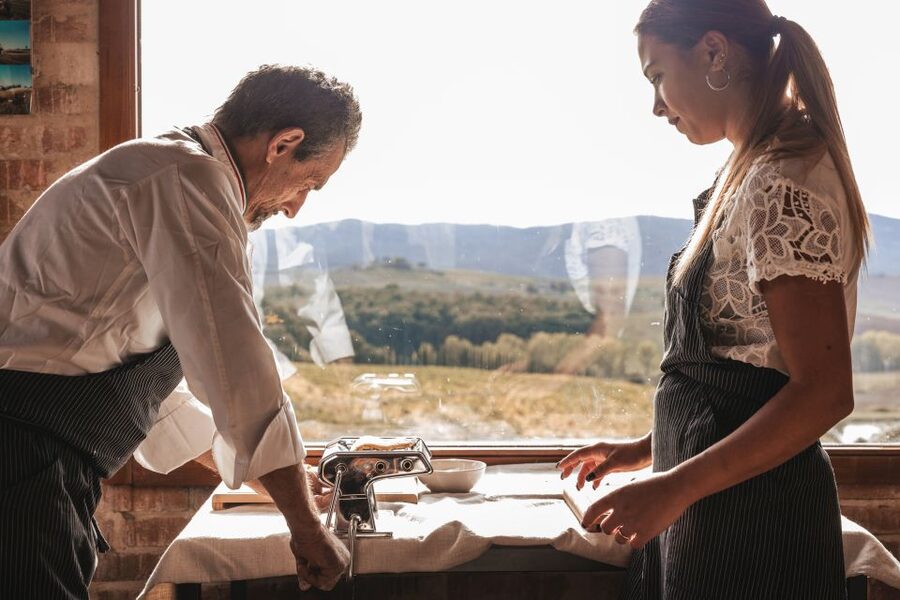 Santorini: Hands on Cooking Class with a Chef - The 4-course meal and local wine pairing