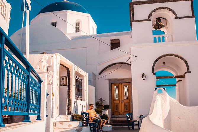 Santorini Highlights Small-Group Tour with Wine Tasting option - Profitis Ilias Monastery views: why the highest point matters