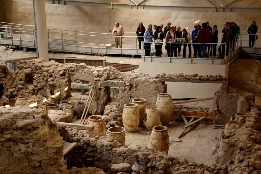 Santorini HISTORY & ARCHEOLOGY Tour (up to 8 guests) - Stop 3: Museum of Prehistoric Thera, where you match ruins to objects