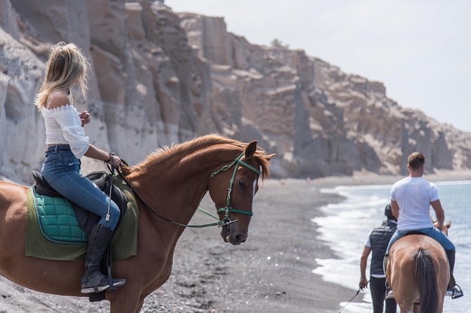 Santorini Horse Riding to Black Sandy Beach - Vlychada Beach Stop: Why the Start Matters
