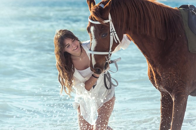 Santorini Horse Riding to Black Sandy Beach - The Eros Black Beach Moment: Riding In and Out of the Water