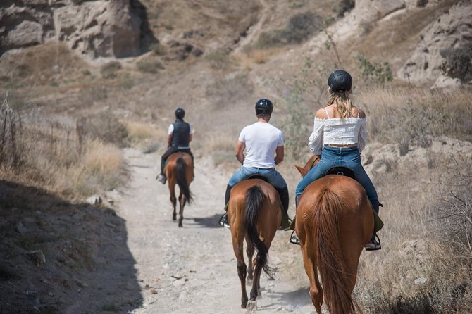 Santorini Horse Riding to Black Sandy Beach - Photos on Your Device: The Fastest Way to Get a Real Souvenir