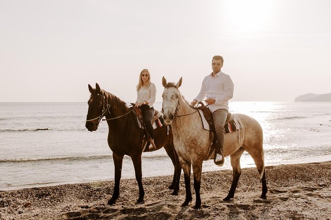 Santorini: Horse Riding to the Black Sandy Beach (Eros beach) - Can You Gallop on the Beach? Yes, But Don’t Demand a Movie Montage