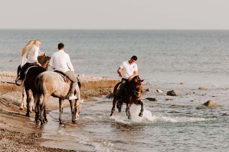 Santorini: Horseback Riding on the Black Sandy Eros Beach - Eros Beach on black sand: the quiet shoreline moment that makes it worth the money