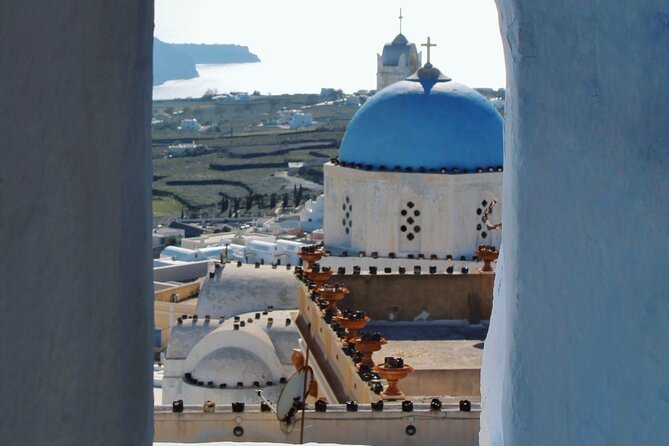 Santorini Instagram and TikTok Photo Spots Private Tour - Stop 2: Firostefani for the Big Blue Dom and the Three Bells
