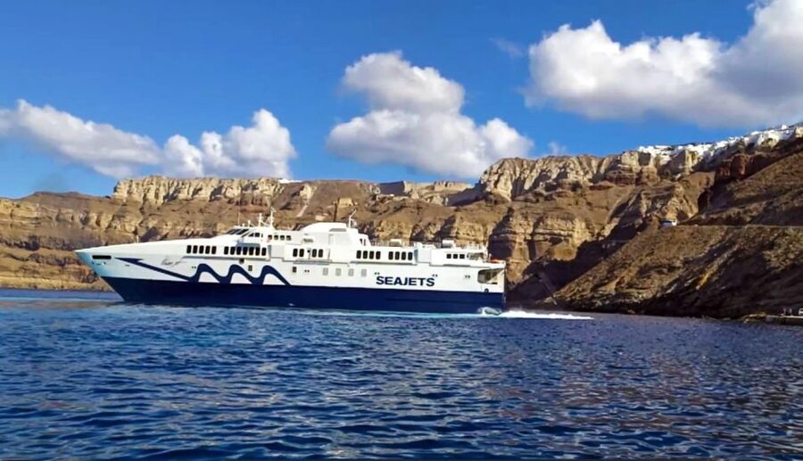 Santorini Island: Guided Tour from the port Rethymno Crete - Crossing to Santorini: The Sea Portion You Can Actually Enjoy