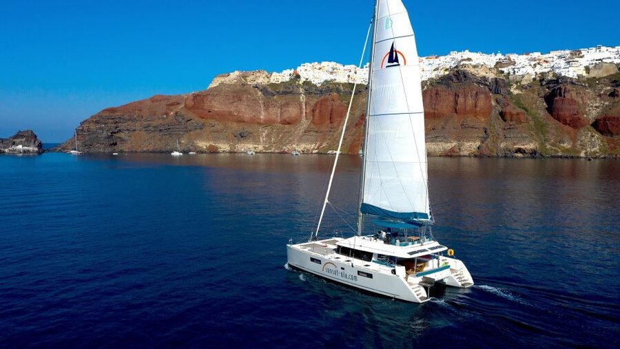 Santorini: Luxurious Catamaran Cruise with Meal & Open Bar - Is it worth $147? Where the value really comes from