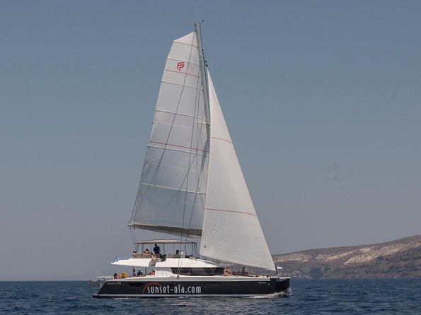 Santorini Luxury Catamaran Day Cruise with BBQ,drinks,transfer - Price and value: what you’re really paying for at $157.28