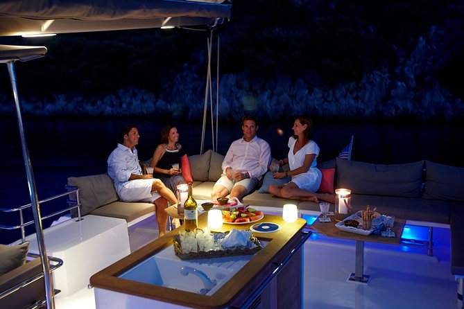 Santorini Luxury Catamaran Sunset Cruise with BBQ, Drink and Transfer - Hot Springs stop: warm water, short swim time, and real volcanic proximity