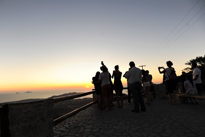 Santorini Luxury Custom Private Tour with Local guide - Megalochori for 30 minutes: Marmita bell tower and the prehistoric layer