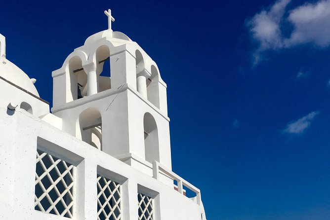 Santorini Luxury Custom Private Tour with Local guide - Perivolos black sand for 1 hour: a relaxing finish near Fira