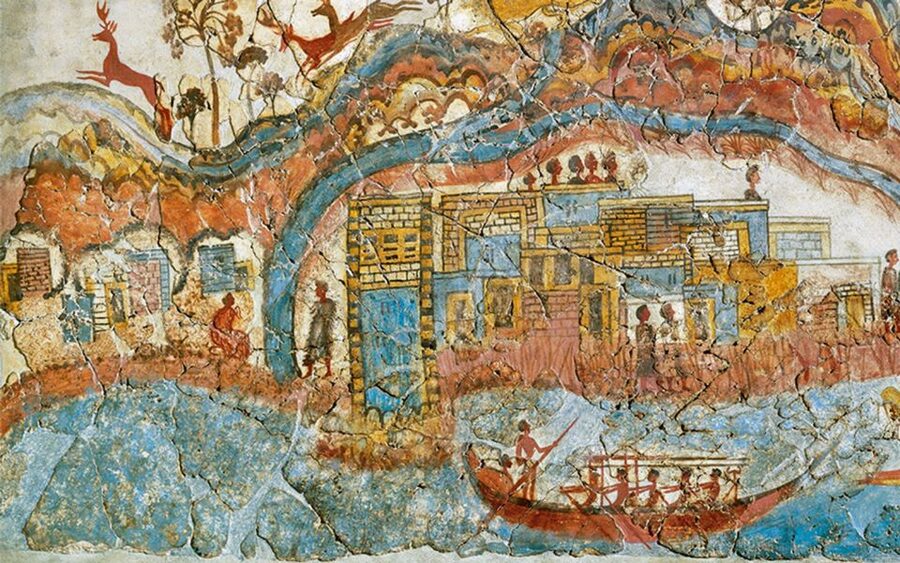 Santorini: Mythical Day Trip to Akrotiri with Volcano Cruise - From Minoans to Myth: How This Day Trip Fits Together
