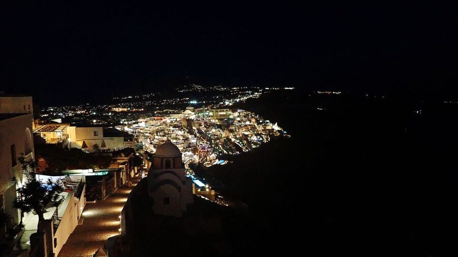 Santorini: Night Hike, Wine Tasting, and Greek Dinner - Transportation and guide style: comfort that keeps the focus on the evening
