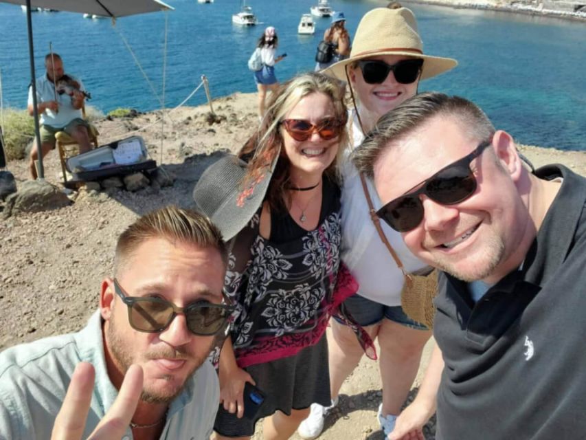 Santorini: Oia & Three Bells 4-hour Private Custom Tour - A quick photo stop outside Imerovigli, for seeing the island from both sides