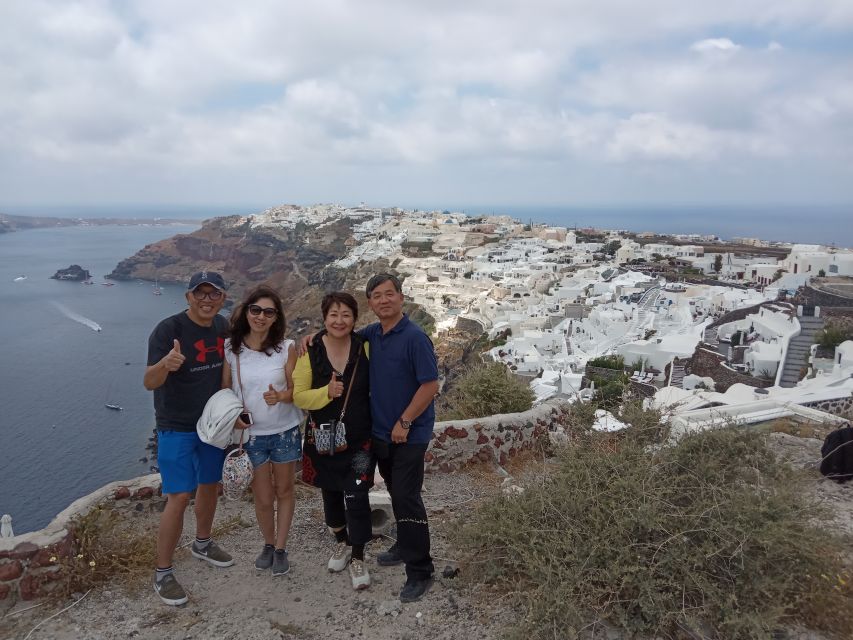 Santorini Panoramic Firostefani & Oia Blue Dome Private Tour - The optional cliffside winery: tasting with a view, not just a stop