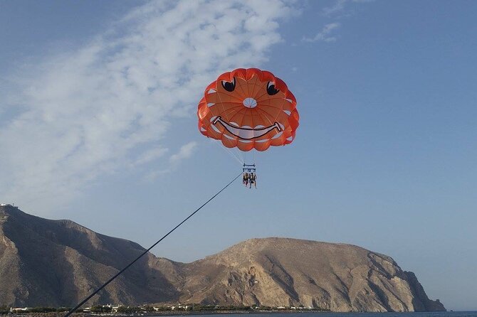 Santorini: Parasailing Flight Experience at Black Beach - Photos, Included Gear, and the Best Way to Think About the $102 Price