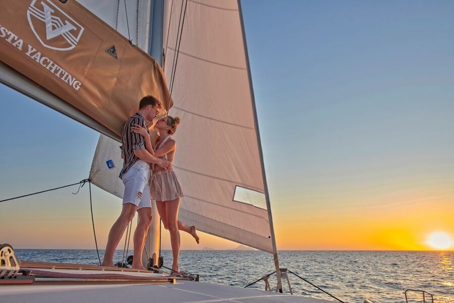 Santorini: Platinum Catamaran Cruise w/ BBQ Meal & Open Bar - Red Beach to White Beach: When the Coast Colors Steal the Show