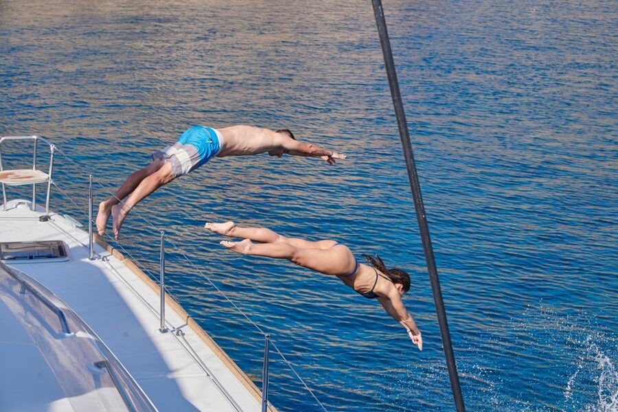 Santorini: Platinum Catamaran Cruise w/ BBQ Meal & Open Bar - Thirasia Island, BBQ Lunch, and a Quieter Side of Santorini