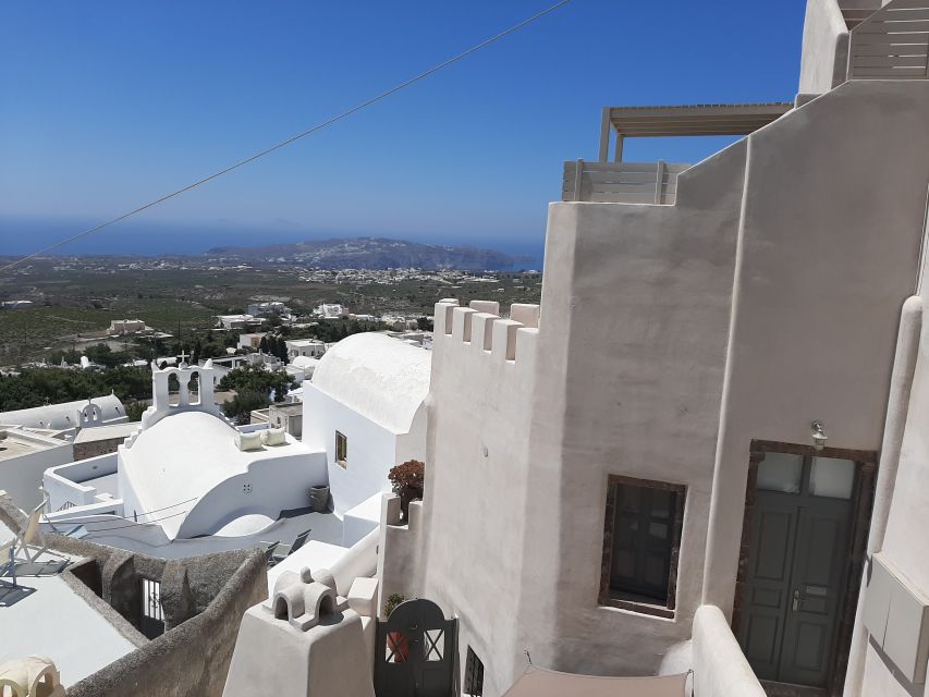 Santorini: Private 4-Hour Cultural Villages Sightseeing Tour - Emporio and the Venetian Castle: Built Close to Resist Pirates